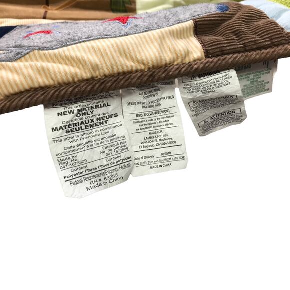 Lambs & Ivy Safari Crib Nursery Jungle Animal Sports Tan Blanket Bedding Baby - Picture 10 of 10